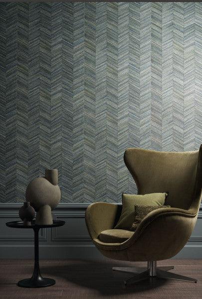 Geometrische Designer-Tapete von Casamance
