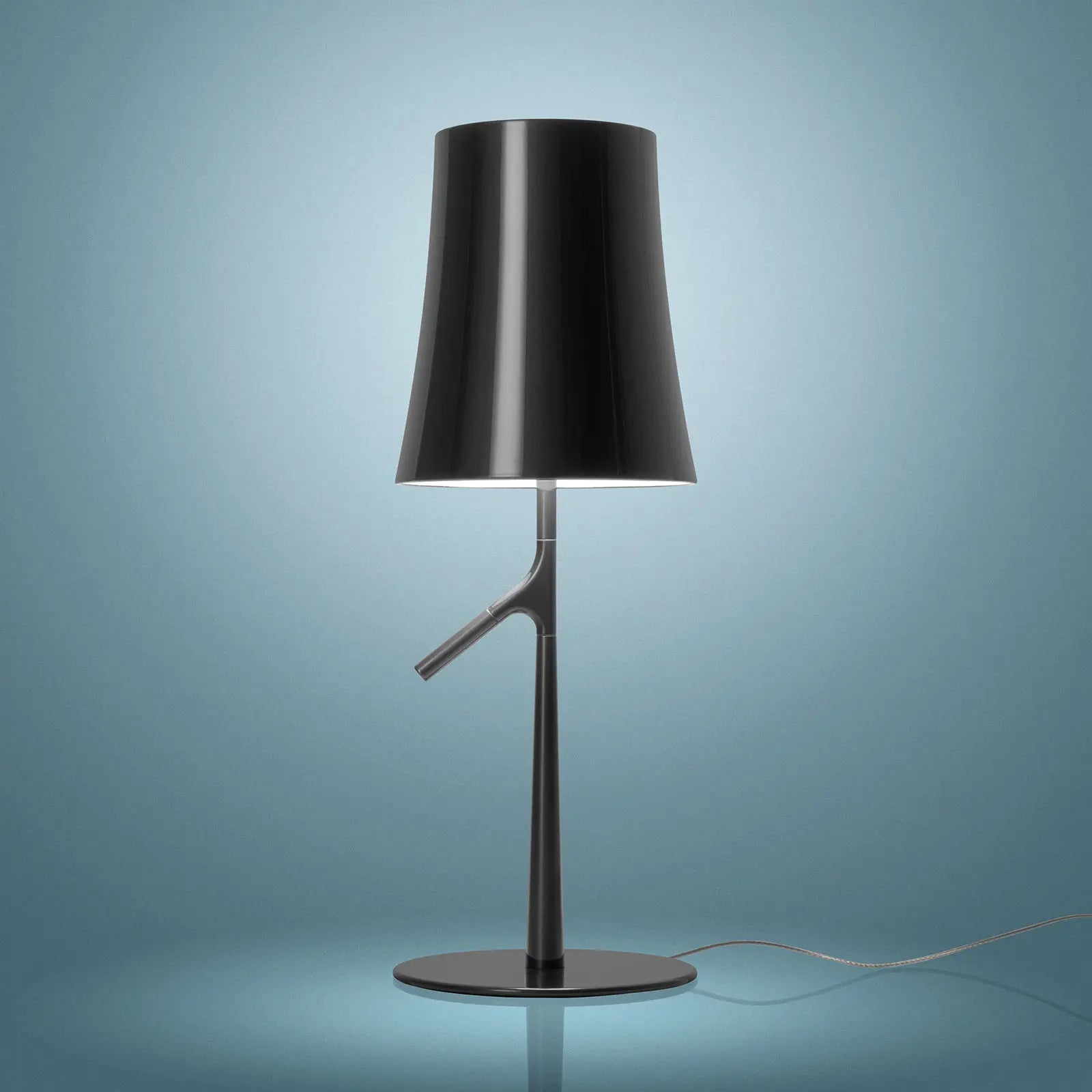 Foscarini - Birdie Tischleuchte-Tischleuchte-Foscarini-grafite-piccola-Nicht dimmbar-TOJU Interior