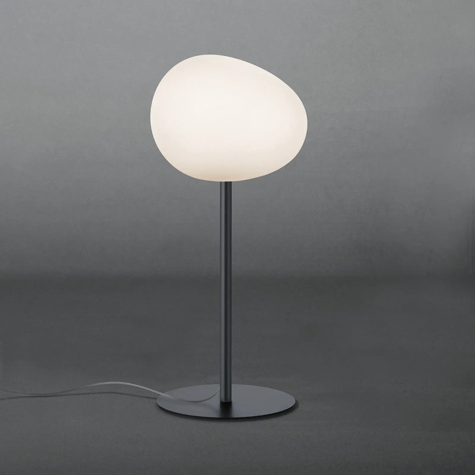 Foscarini - Gregg media alta Tischleuchte-Tischleuchte-Foscarini-Weiß grafit-TOJU Interior