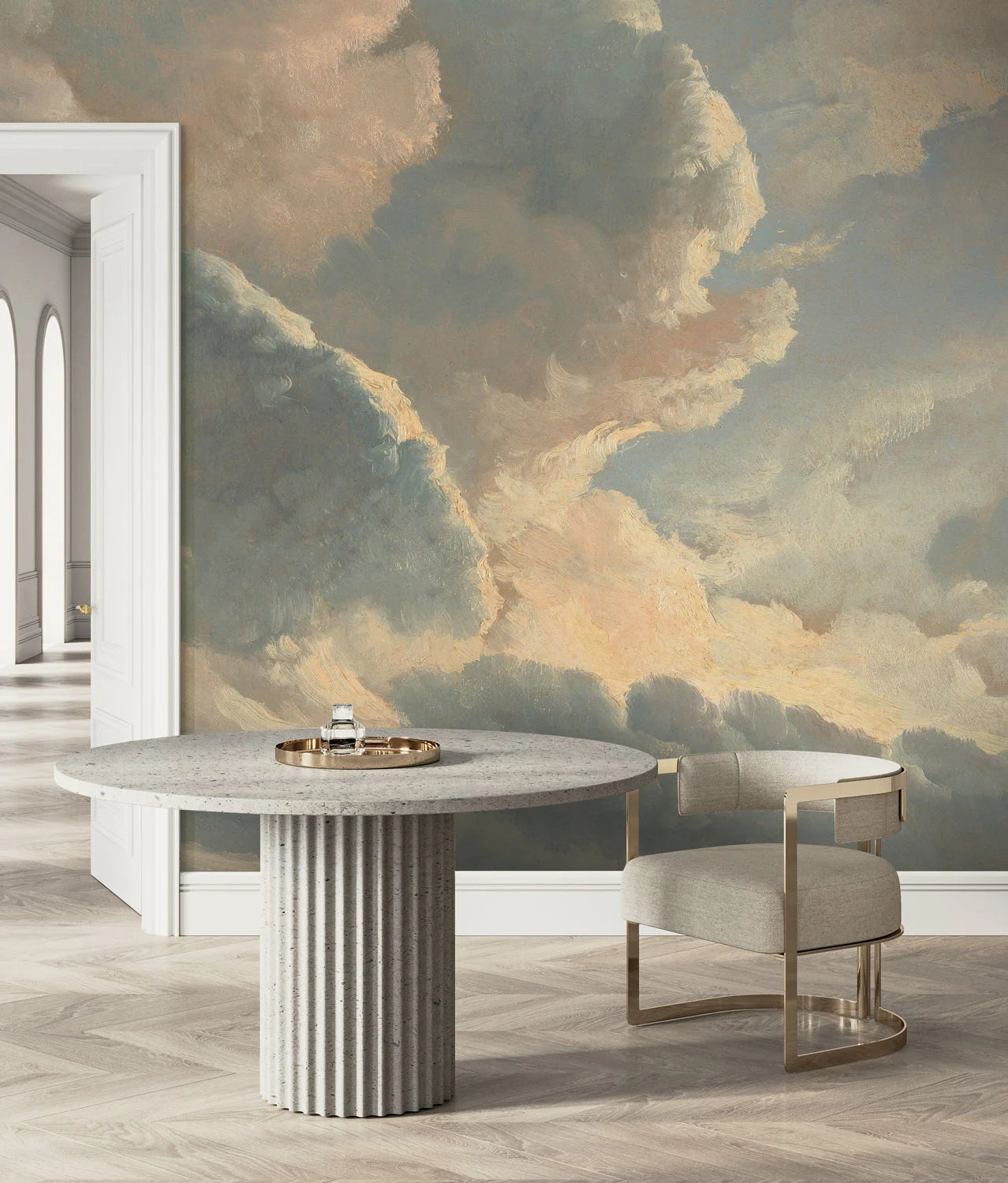 KEK Amsterdam - Fototapete Golden Age Clouds-Tapeten-KEK Amsterdam-TOJU Interior