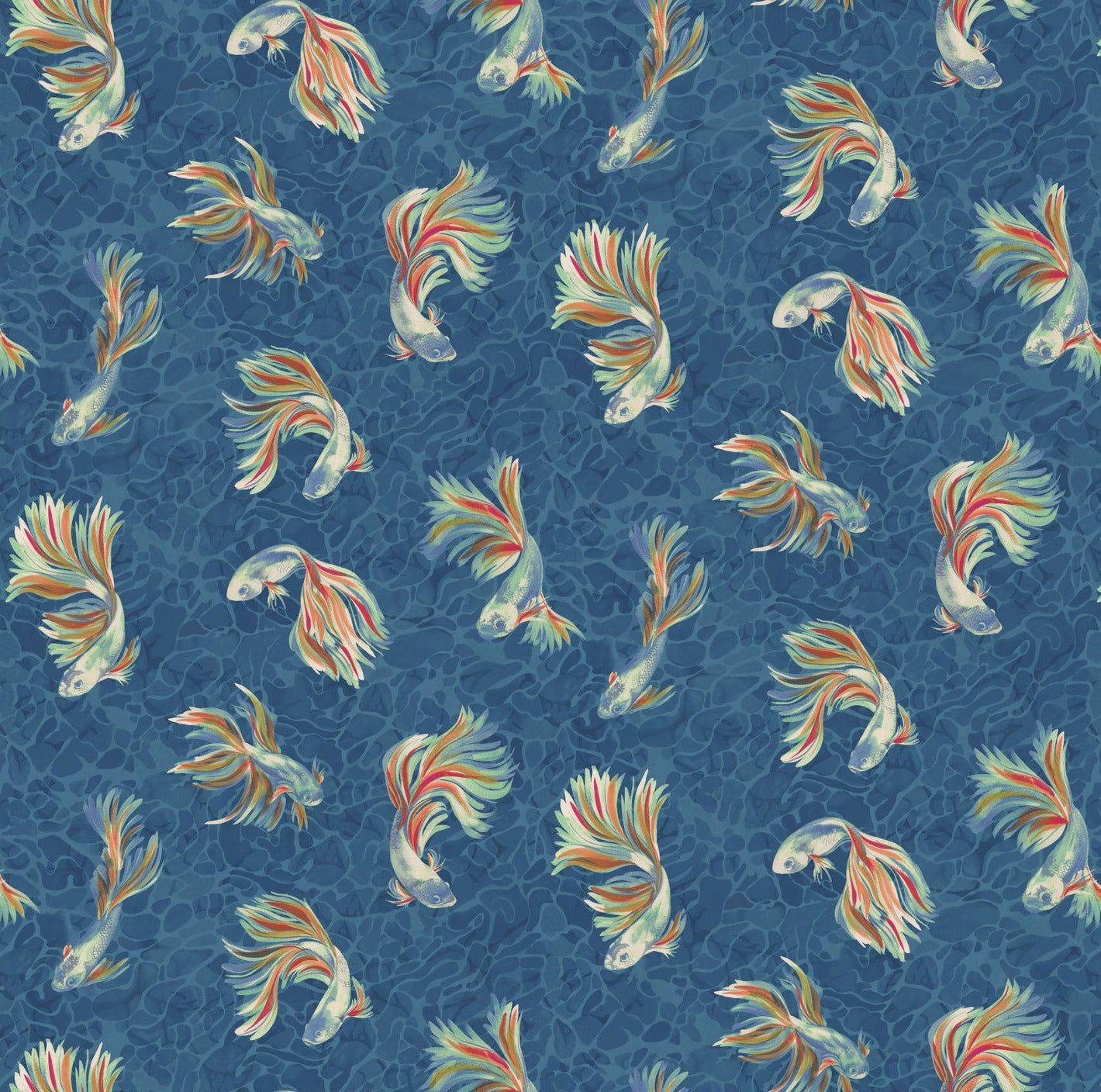 OSBORNE & LITTLE Stoff Aquaria – SOLANA (Außenbereich / Innenbereich)-Stoffe-OSBORNE & LITTLE-F8100-03-TOJU Interior