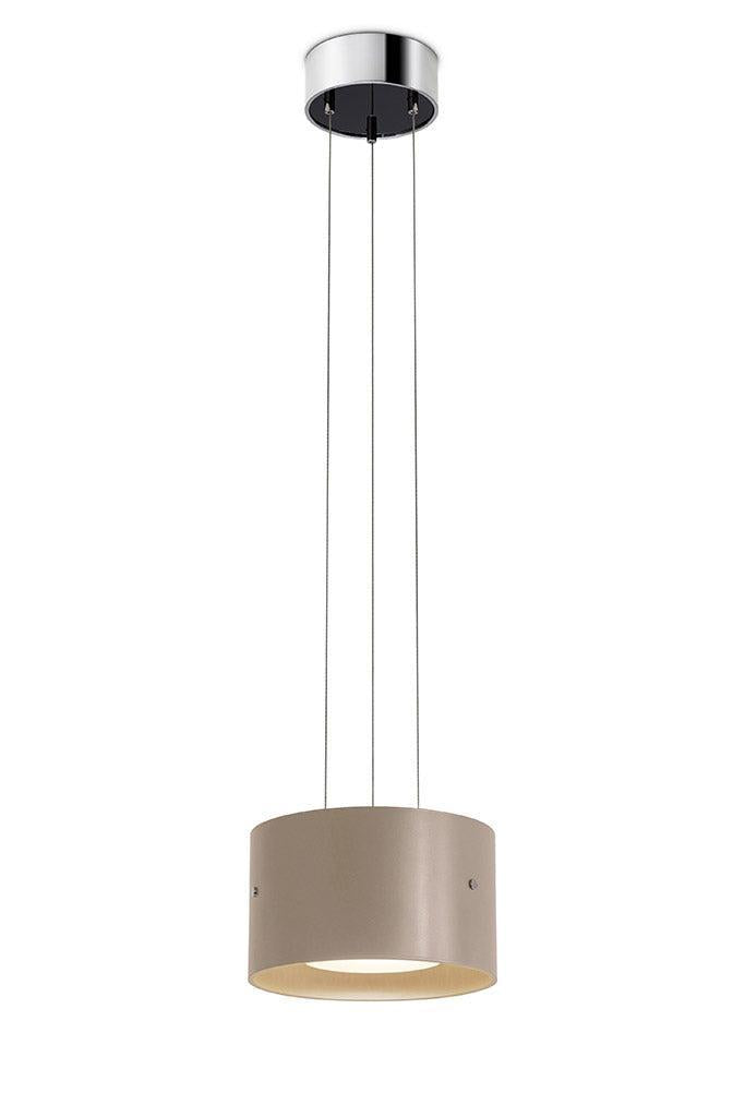 Oligo - Pendelleuchte Trofeo-Pendelleuchte-Oligo-Farbe Baldachin Chrom Schwarz | Farbe Schirm Champagner-G42-886-20-42/42-TOJU Interior