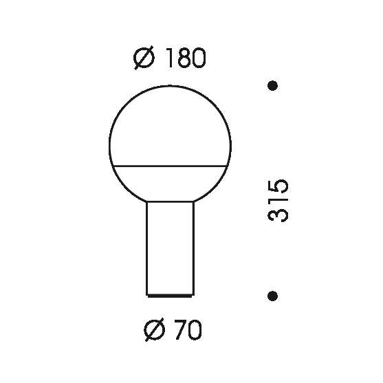 Oligo - Tischleuchte Kuula-Tischleuchte-Oligo--TOJU Interior