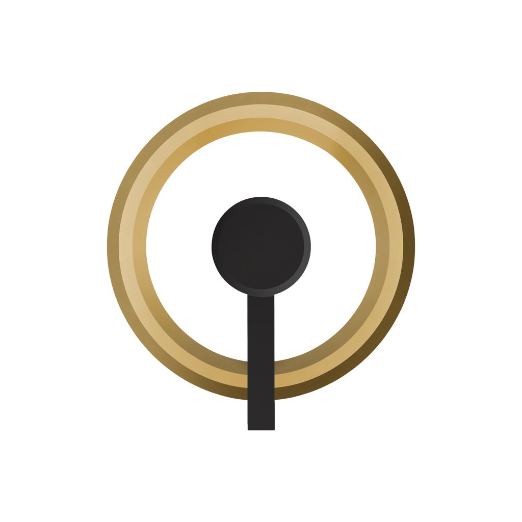 Oligo - Yano LED Deckenleuchte / Wandleuchte-Deckenleuchte-Oligo-Schwarz matt / Bronze-YANO 340 indirekt-41-831-11-23/17-TOJU Interior