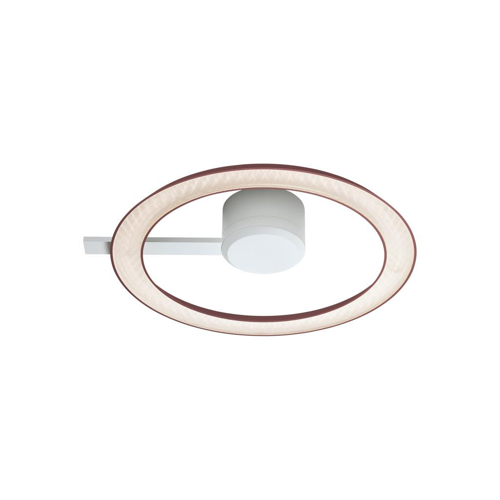 Oligo - Yano LED Deckenleuchte / Wandleuchte-Deckenleuchte-Oligo-Weiß matt / Rosegold-YANO 400 direkt-41-831-20-21/16-TOJU Interior