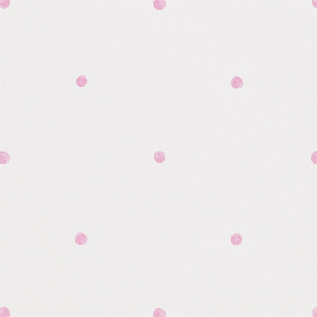 Sanderson - Tapete Polka-Tapeten-Sanderson-PINK/CREAM 214049-DLIT214049-Toju Interior