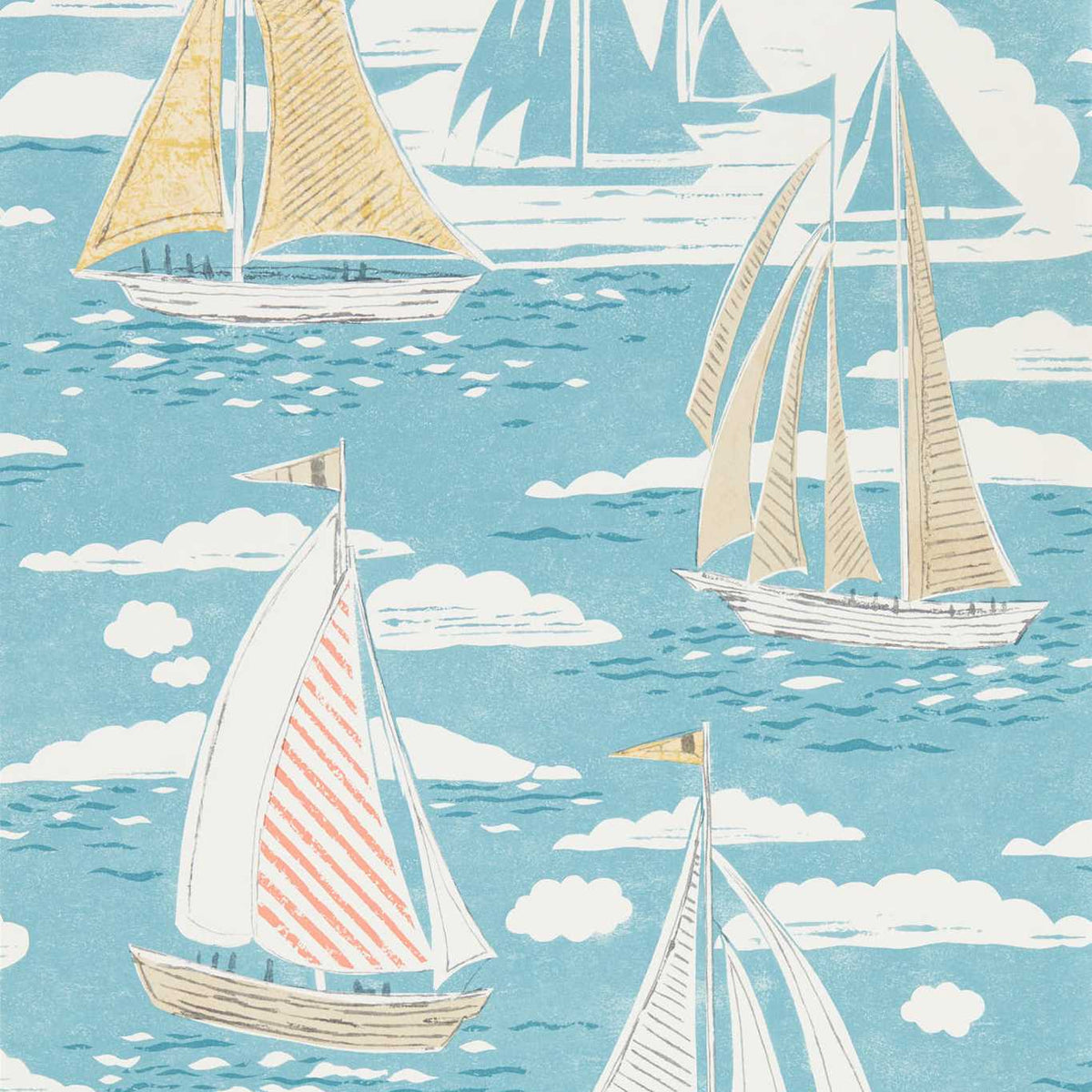 Sanderson - Tapete Sailor-Tapeten-Sanderson-PACIFIC 216571-216571-Toju Interior