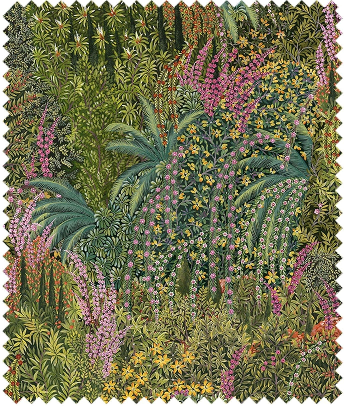 Cole & Son – Stoff Cascade Velvet – F121/3016 – Leaf Green