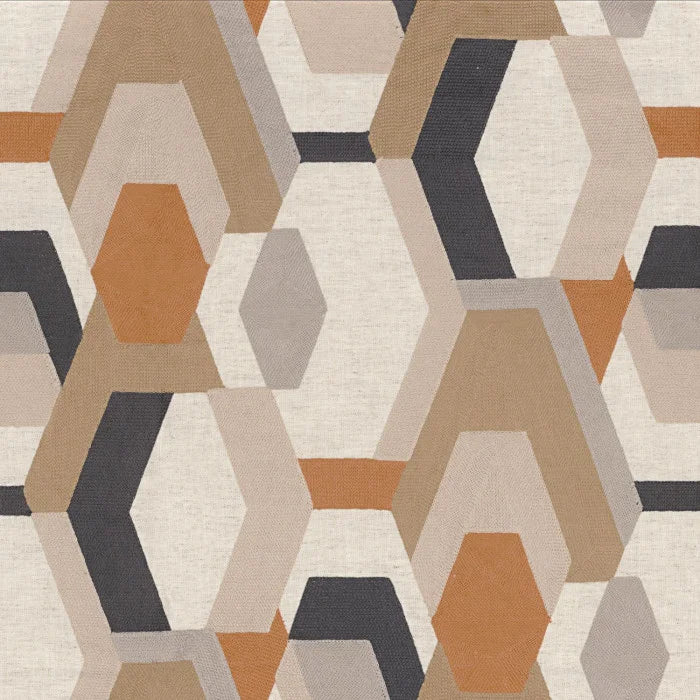 Casamance Découpage – Beige Anthracite – 45670111