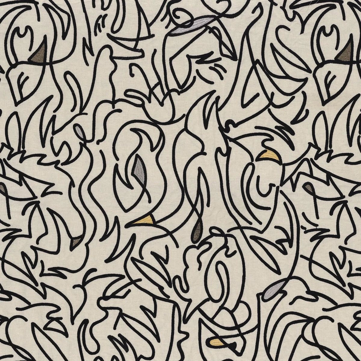 Casamance Anamorphose – Noir – 49810290