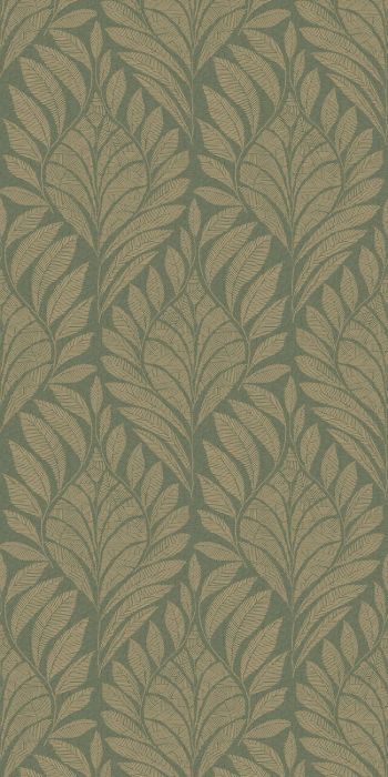 Casamance Tapete Gustav Vert de Gris/Doré