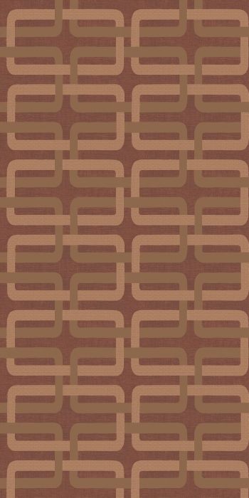Casamance Tapete Matjara – Terracotta/Cuivré