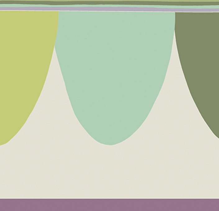 Cole & Son Scaramouche Purples & Greens on Cream 103/8028 – Muster