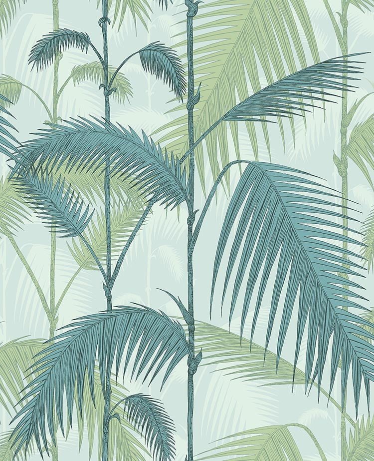 Cole & Son Palm Jungle Seafoam 112/1001 – Muster