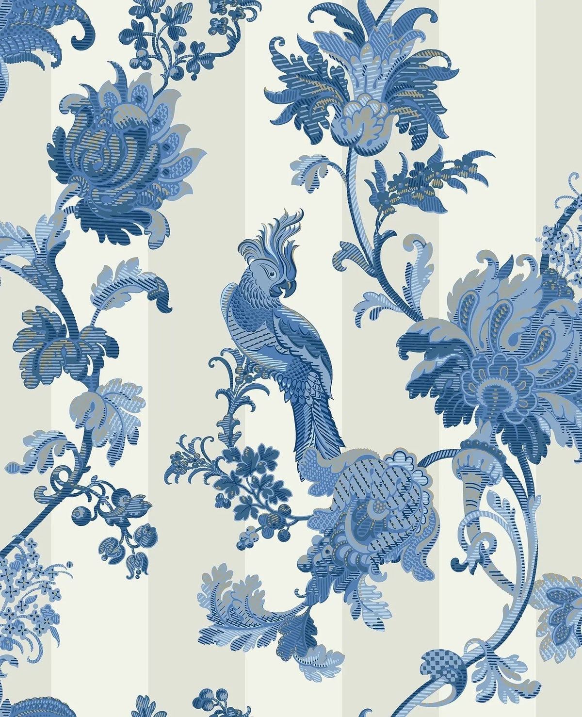 Cole & Son Zerzura – Hyacinth on White (113/8022), Musteransicht