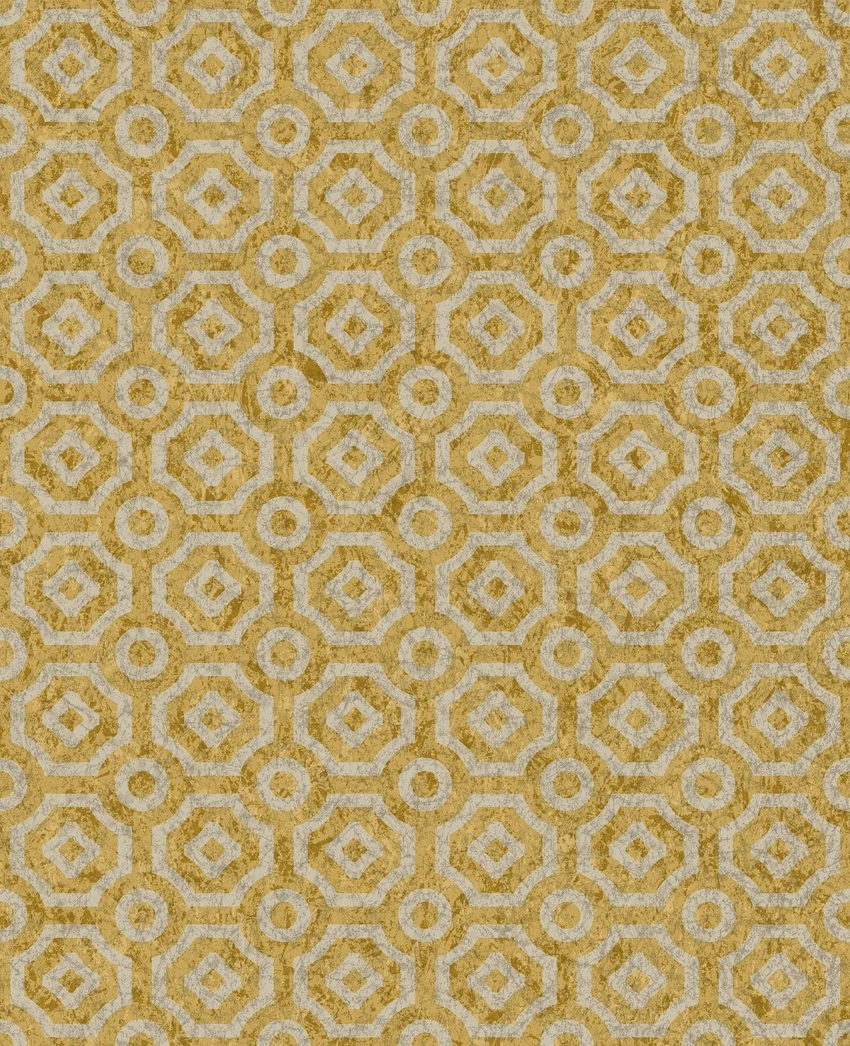 Cole & Son Queen's Quarter Metallic Silver on Metallic Gold 118/10022 – Muster