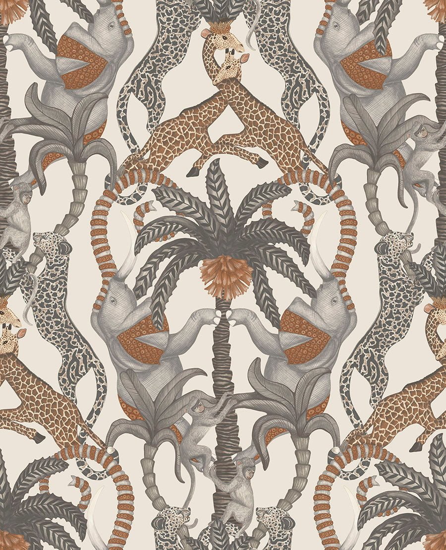 Cole & Son Safari Totem Ginger & Taupe on Parchment 119/2010 – Muster