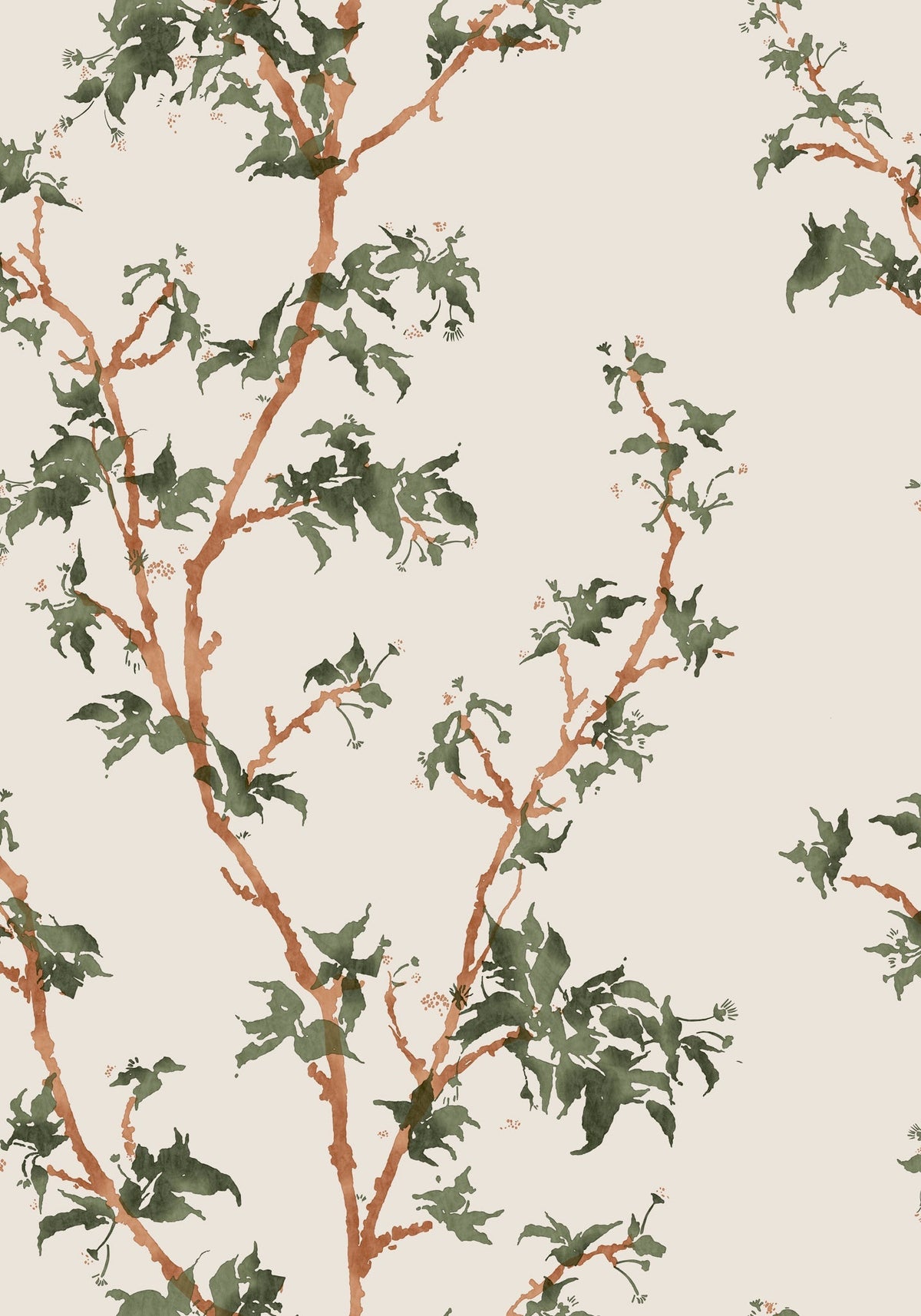 Cole & Son Chinese Branch Leaf Green 128/3013 – Muster