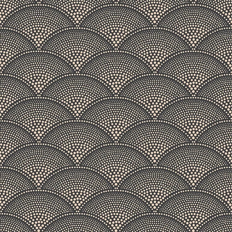 Cole & Son Feather Fan – Charcoal & Metallic Bronze (112/10033)