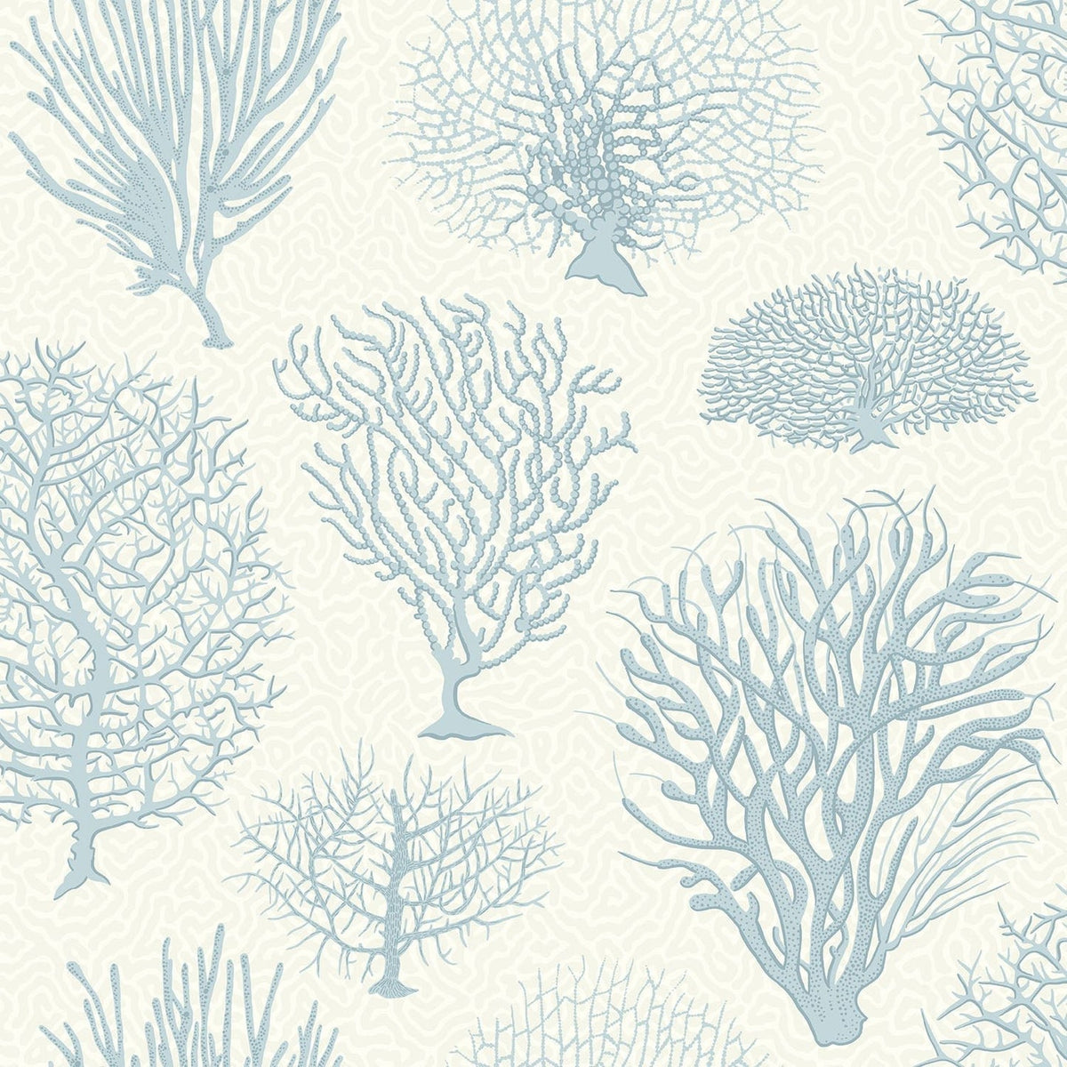 Cole & Son Seafern, Ice Blue on Chalk, 107/2009
