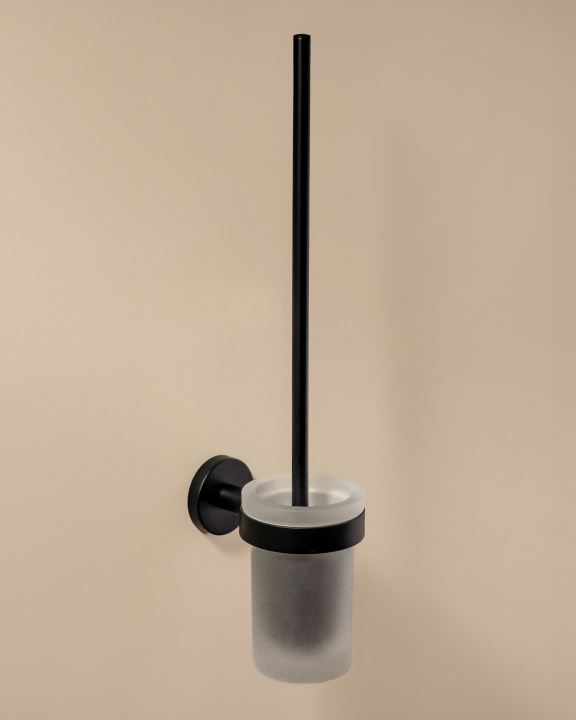 Cosmic Start Wand-Toilettenbürstenhalter – Schwarz matt · WJC419A0000036