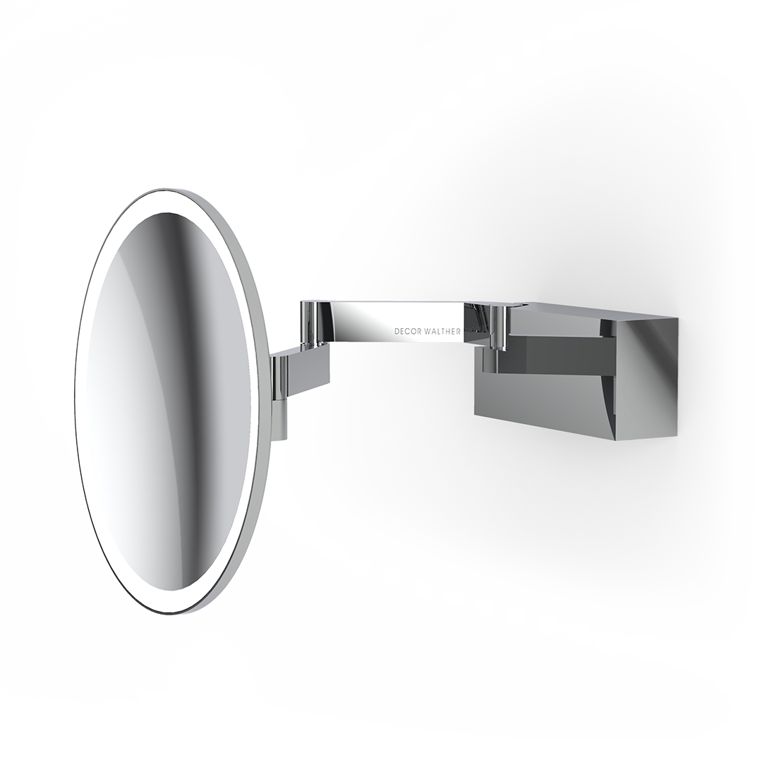 Decor Walther VISION R 5X Wandkosmetikspiegel beleuchtet – Chrom - 5-fache Vergrößerung – Art. 0123100