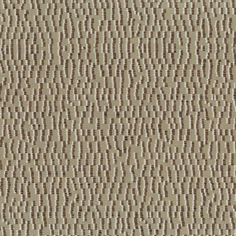 Osborne & Little Tempo – Stoff – F8063-01 – Oatmeal / Walnut