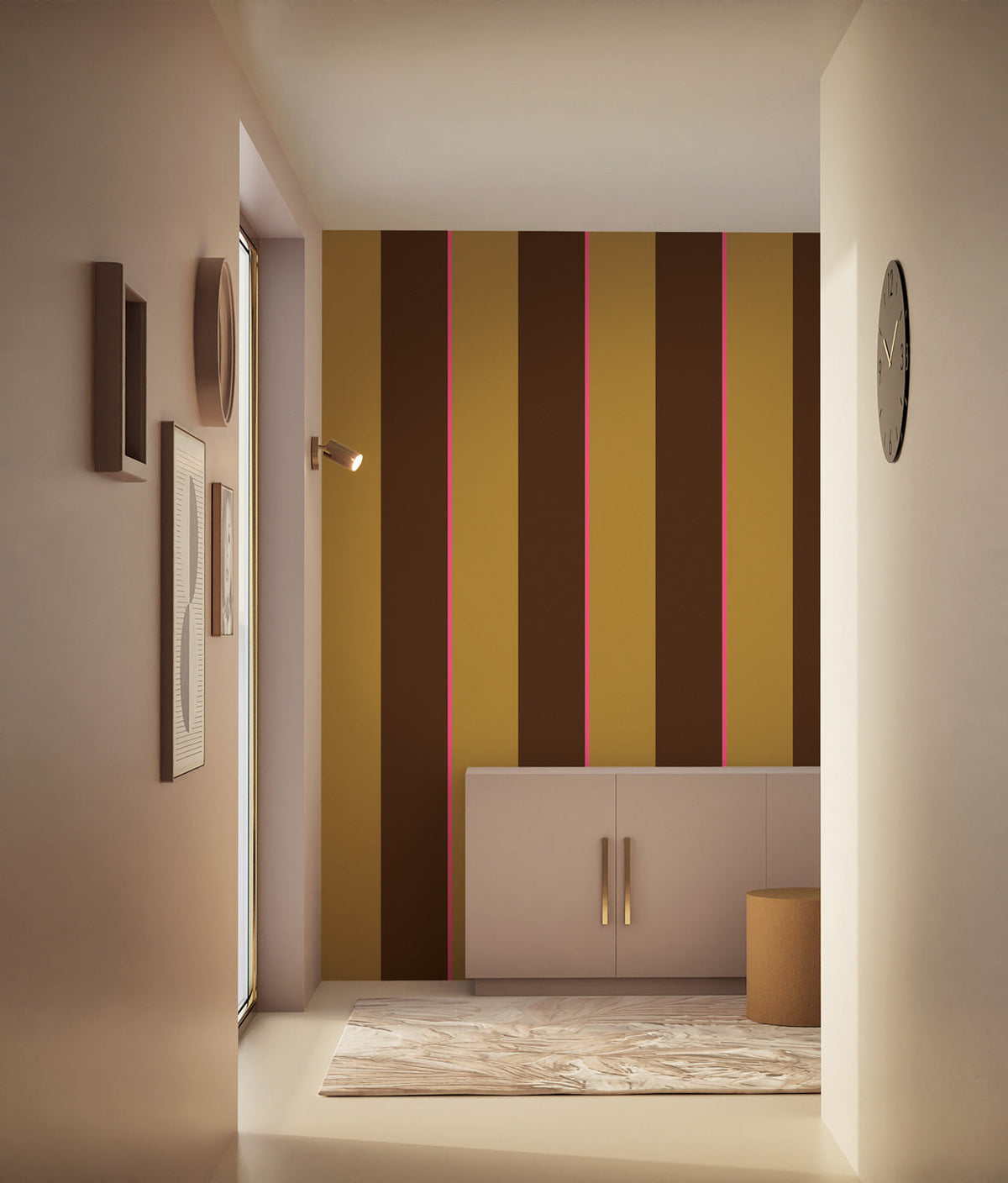 KEK Amsterdam Bold Stripes FU-015 Tapete-Tapete-KEK Amsterdam-97,4 × 280 cm (2 Bahnen)-TOJU Interior