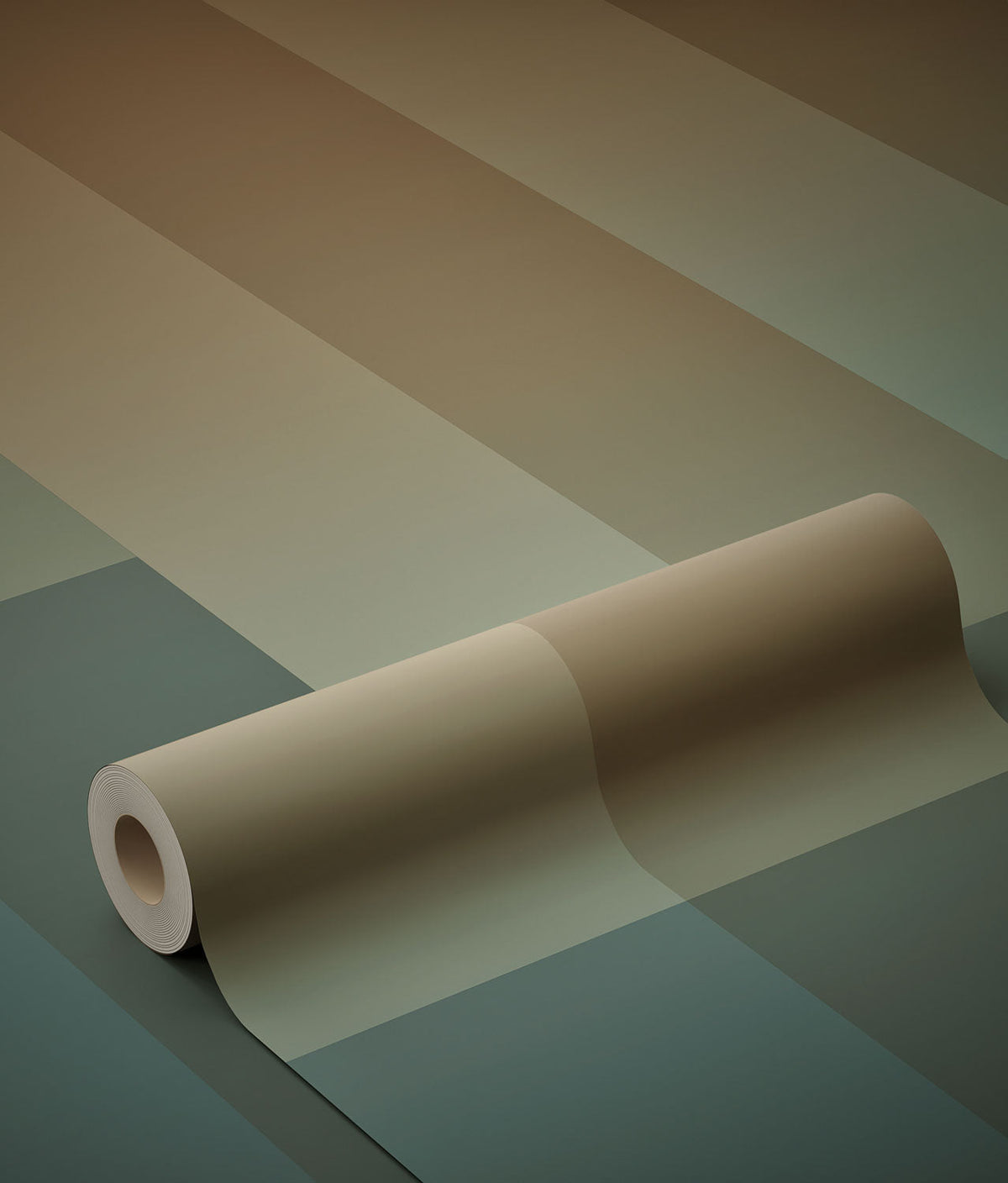 KEK Amsterdam Gradient Stripes FU-016 Vliestapete als Rolle