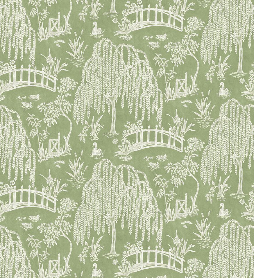 Nina Campbell Les Saules – Stoff – NCF4587-02 – Green
