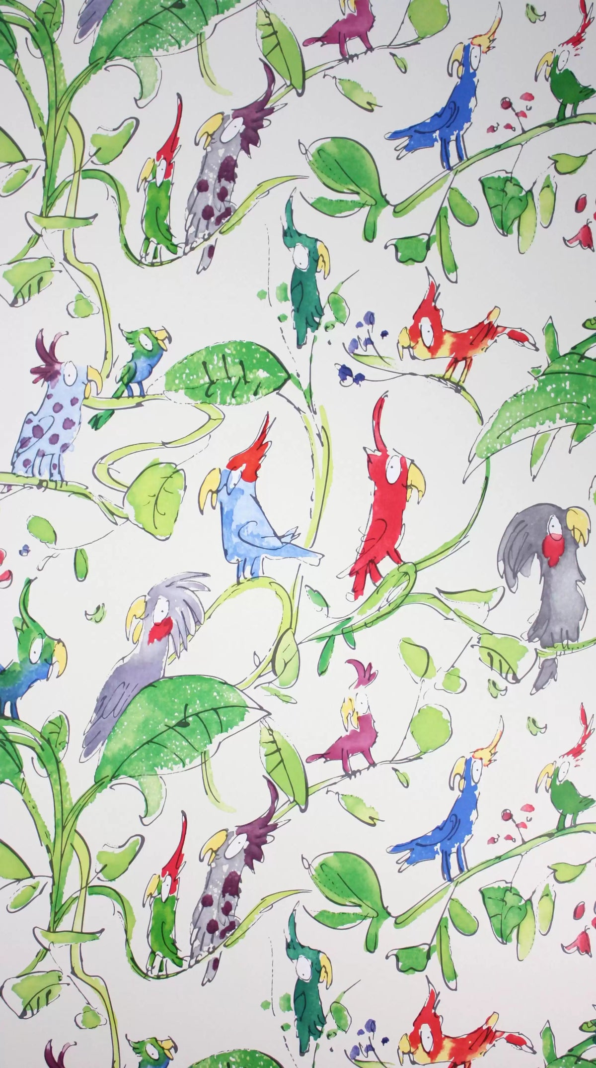 Osborne & Little Tapete Cockatoos – Farbvariante W6060-01