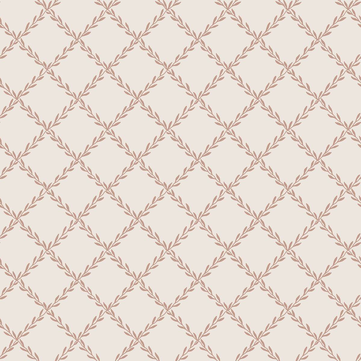Sandberg Trellis Terracotta S10305 – Tapetenmuster