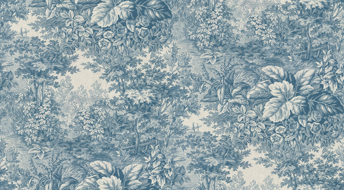 Sandberg Forest Toile Blue S10402 – Tapetenmuster