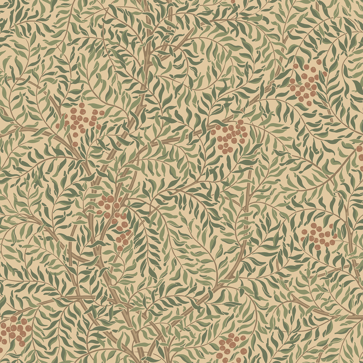 Sandberg Simon Garden Green S10496 – Tapetenmuster