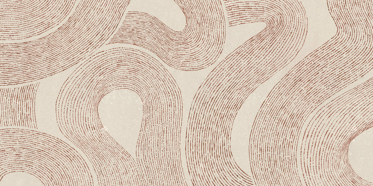 Sandberg Zen Mural Terracotta S10547 – Tapetenmuster