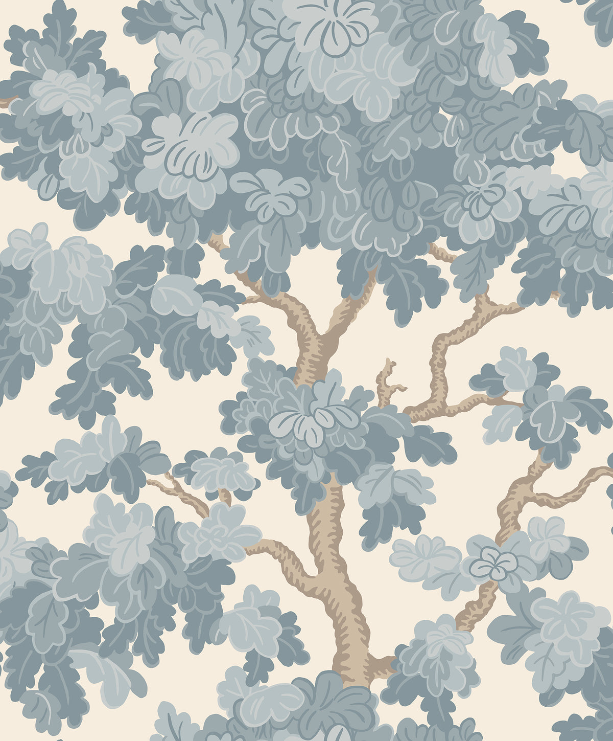 Sandberg Eken Light Blue S10790 – Tapetenmuster