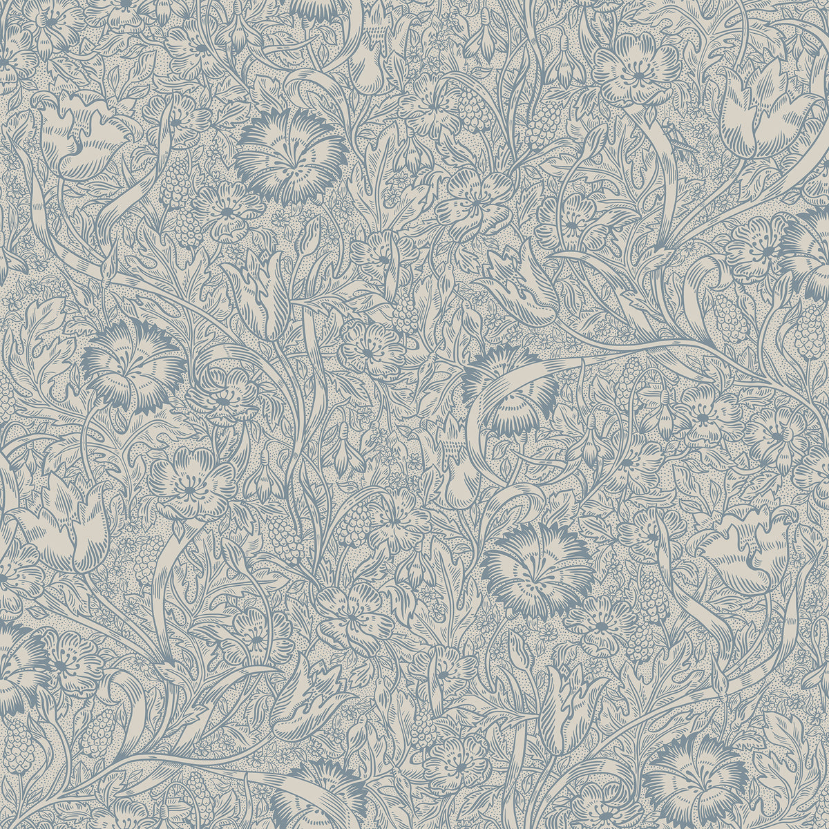 Sandberg Caroline Indigo Blue S10227 – Tapetenmuster