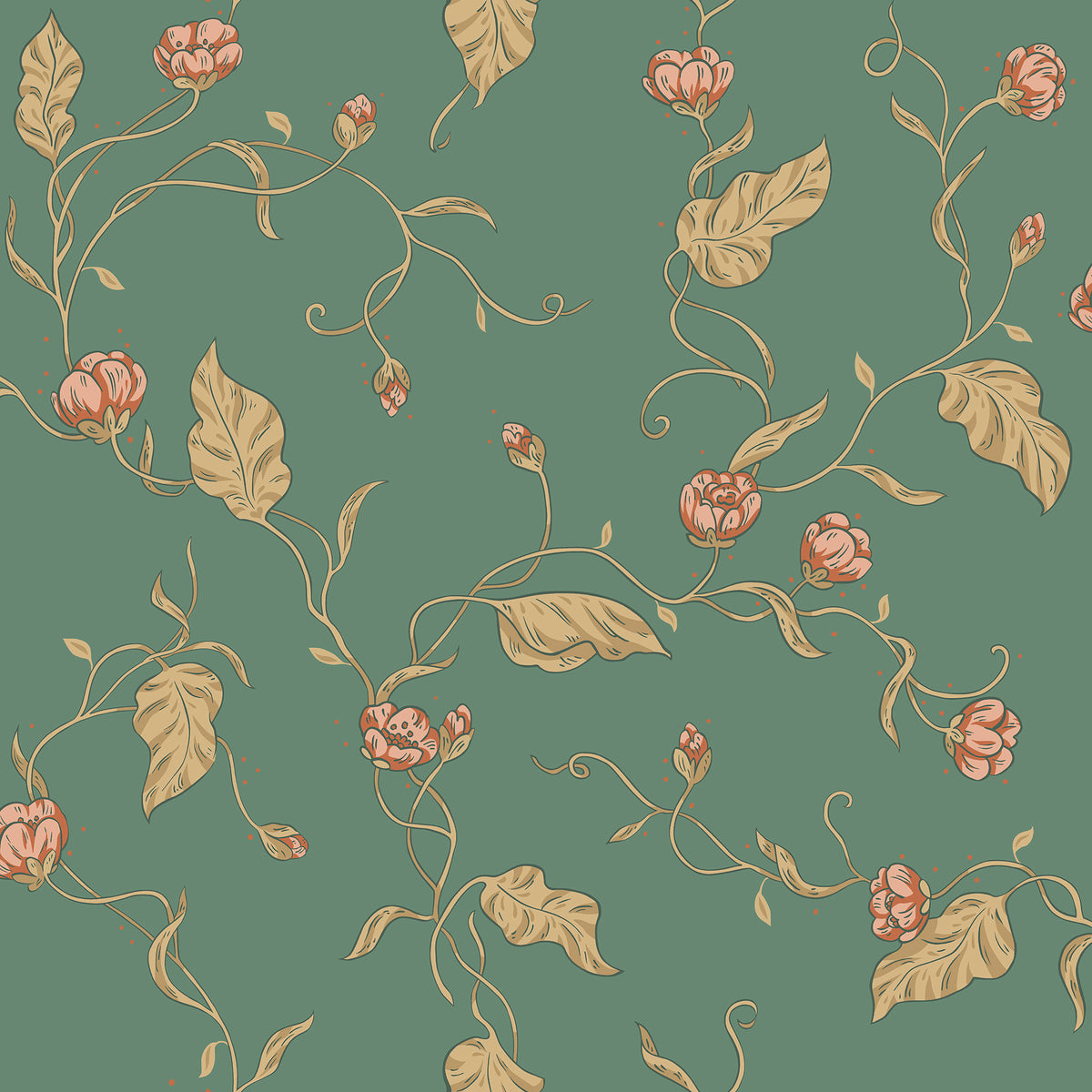 Sandberg Elmire Emerald S10149 – Tapetenmuster