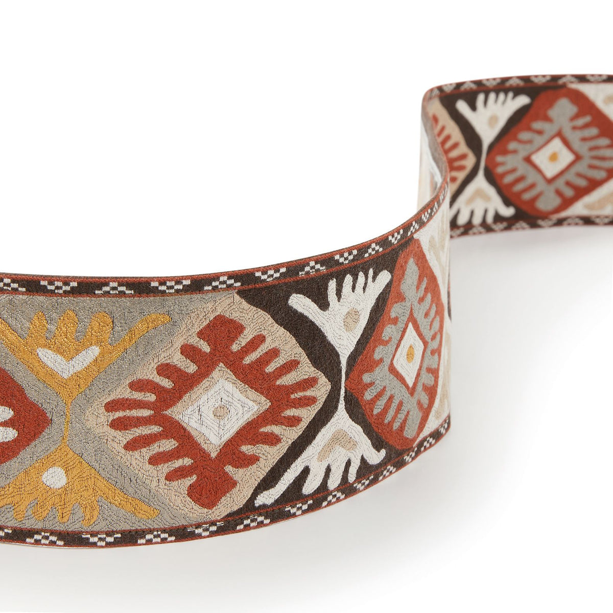 Osborne & Little Sevara Braid – Stoff – T813-01 – Black / Rust