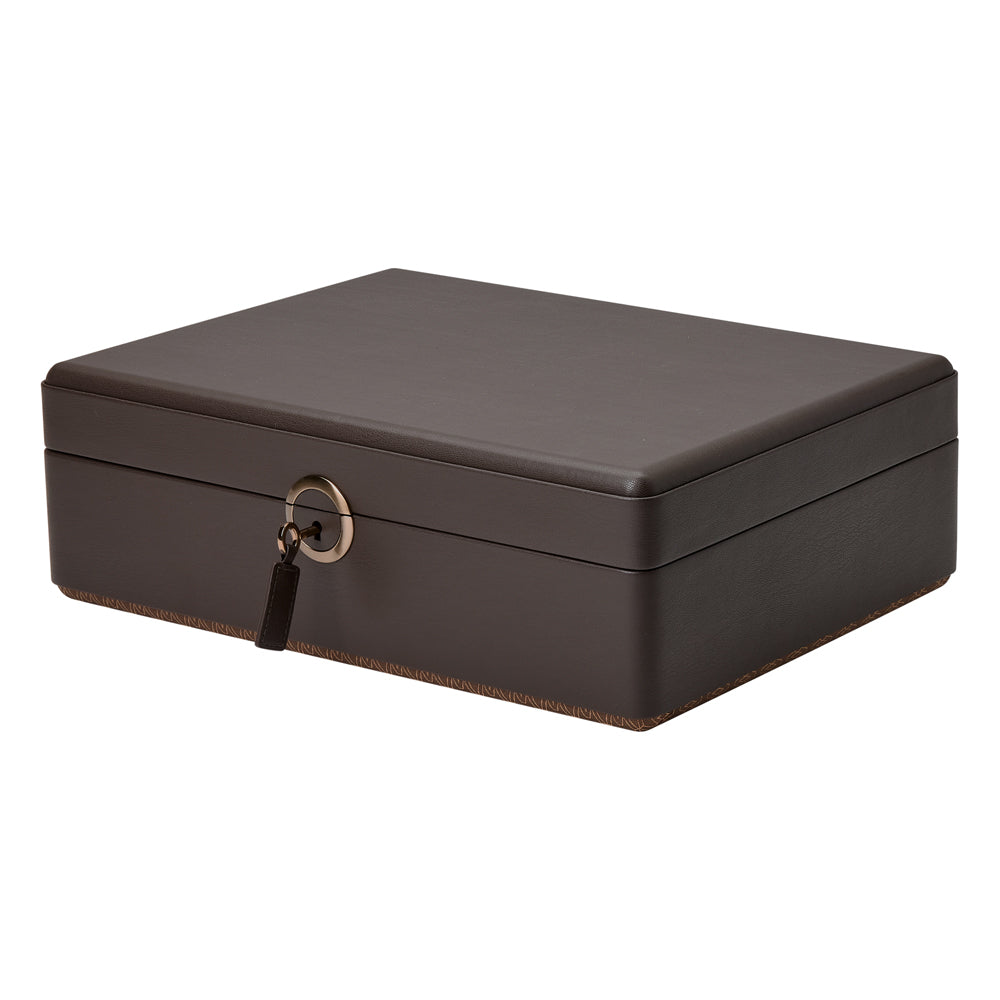 WOLF 1834 – Earth Uhrenbox für 5 Uhren – Kaffeebraun – Art. 190906 – Ansicht 2