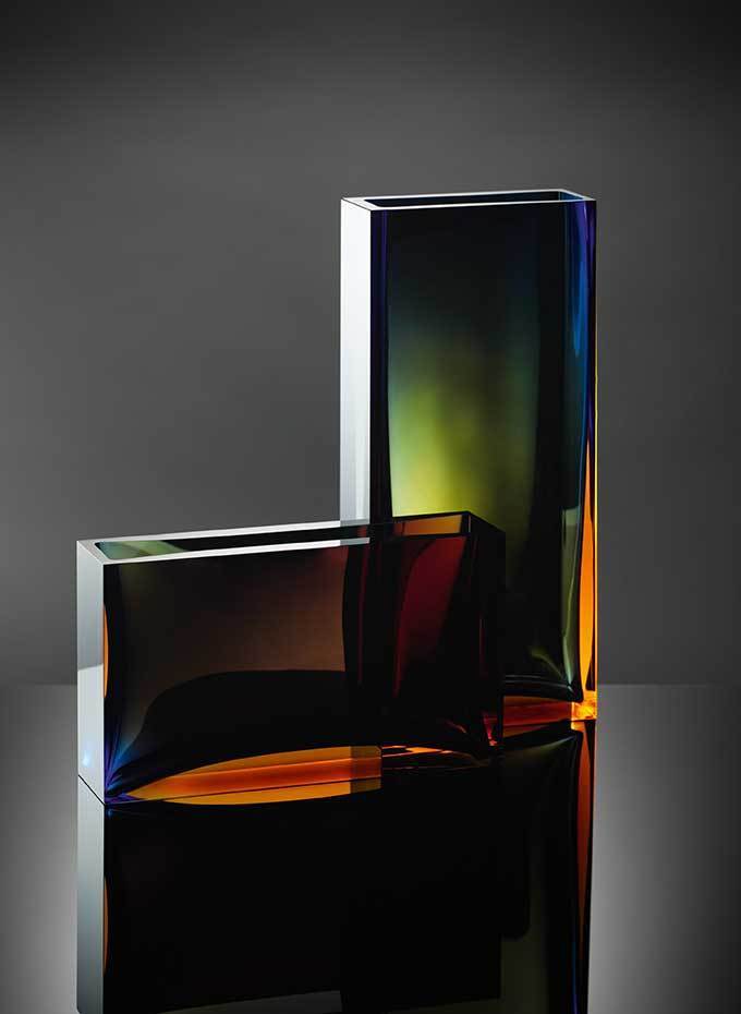 Anna Torfs - Traam Vase-Vase-Anna Torfs-low-Petrol-TOJU Interior