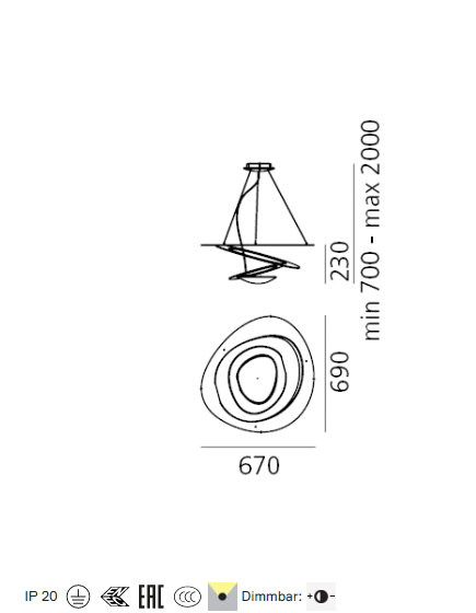 Artemide - Hängeleuchte Pirce Suspension-Leuchten-Artemide-TOJU Interior