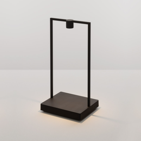 Artemide - Tischleuchte Curiosity-Leuchten-Artemide-H 36 cm schwarz / braun-TOJU Interior
