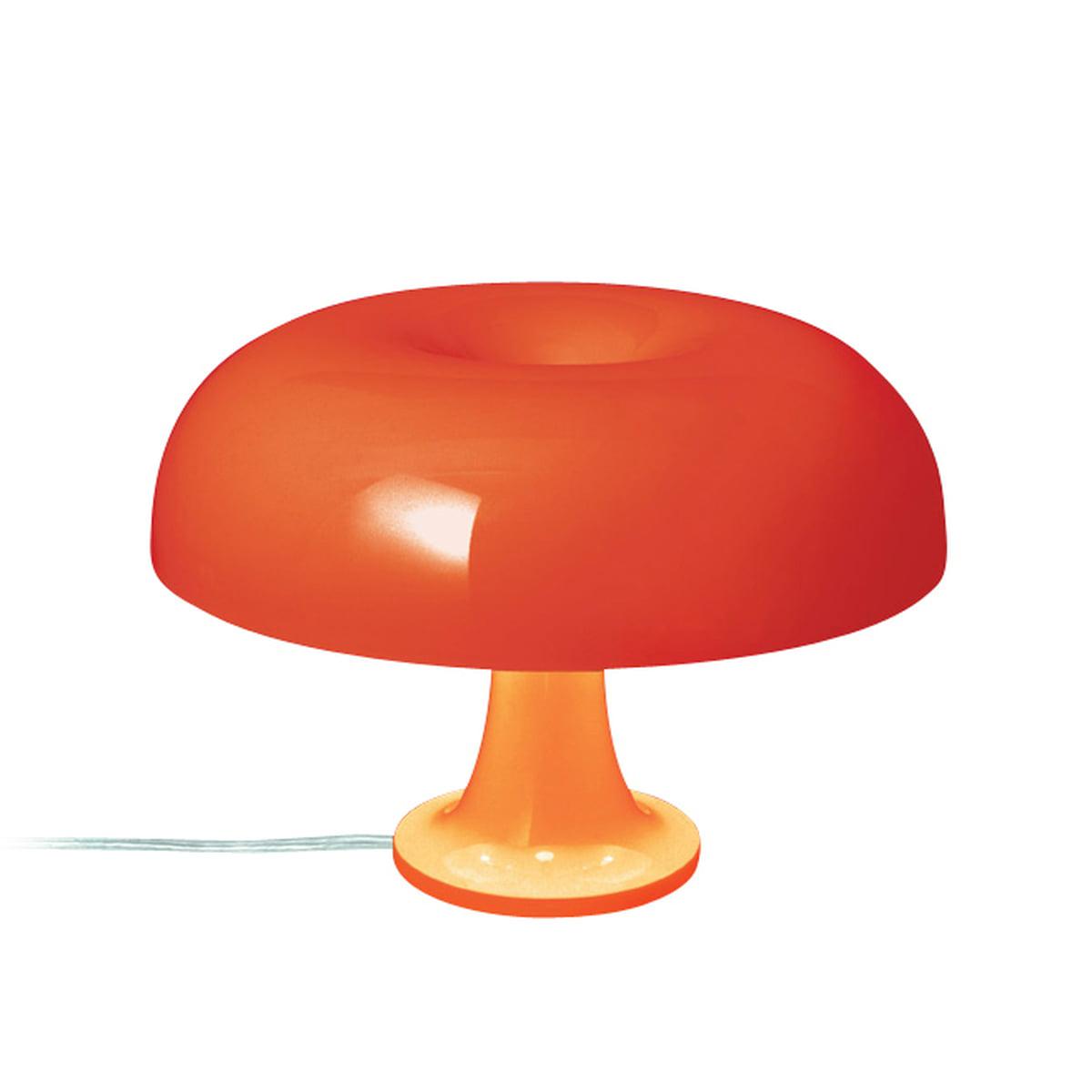 Artemide - Tischleuchte Nessino-Leuchten-Artemide-Orange-TOJU Interior