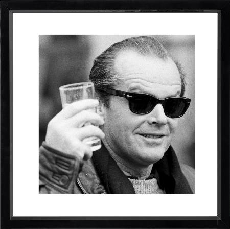 Brookpace Fine Art - Jack Nicholson-Wandbild-Brookpace Lascelles-Studio / Lackrahmen schwarz-TOJU Interior