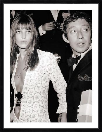 Brookpace Fine Art - Jane a Serge-Wandbild-Brookpace Lascelles-Studio / Lackrahmen schwarz-TOJU Interior