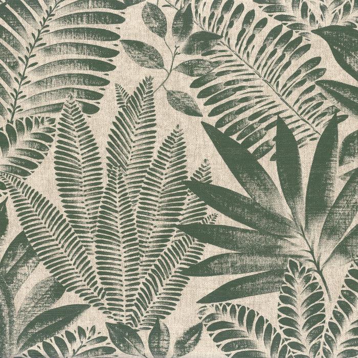 Casamance - Tapete Aloes-Tapeten-Casamance-Vert imperial/grege - 75183784-TOJU Interior