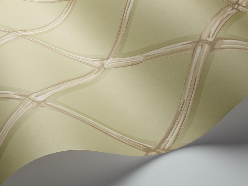 Cole and Son - Tapete Bagatelle Wallpaper-Tapeten-Cole & Son-Olive S99/5026-TOJU Interior