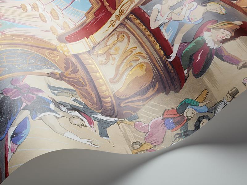 Cole and Son - Tapete Cabaret Wallpaper-Tapeten-Cole & Son-TOJU Interior