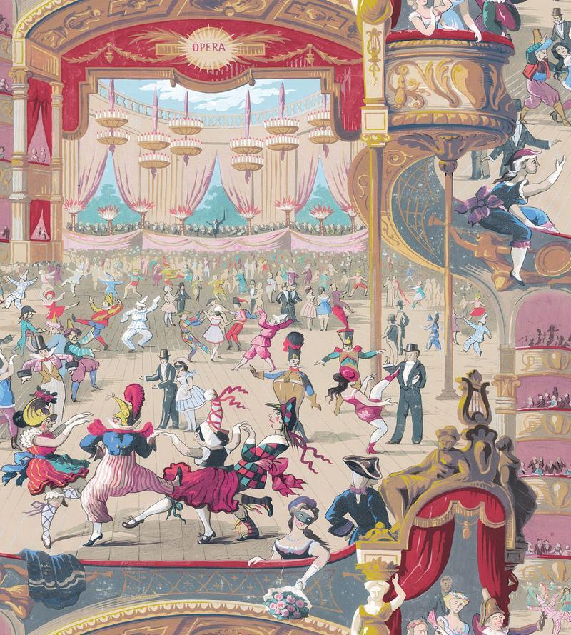 Cole and Son - Tapete Cabaret Wallpaper-Tapeten-Cole & Son-TOJU Interior